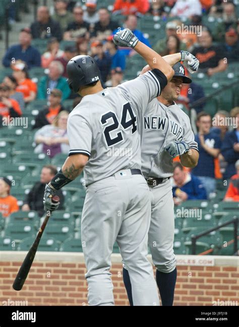 New York Yankees Left Fielder Brett Gardner 11 Celebrates His Lead