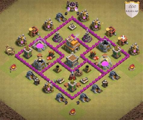 225 Best Th6 Base Links 2025 War Farming Trophy Hybrid