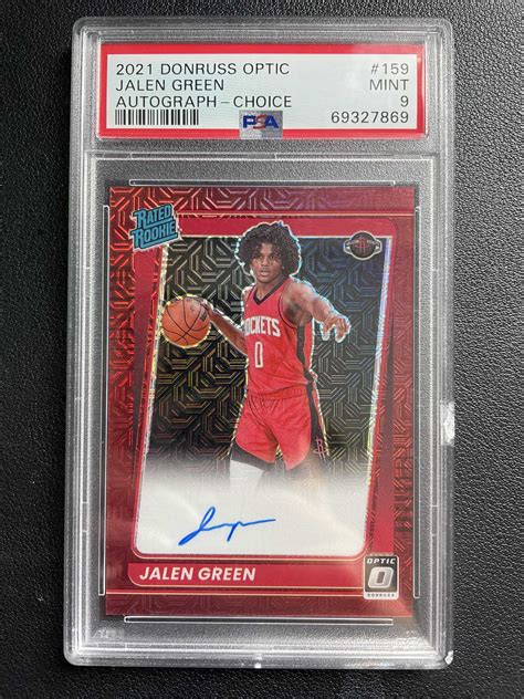 Panini Donruss Jalen Green Rc Optic