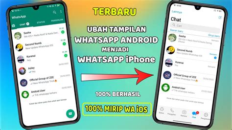 Cara Ubah Tampilan WhatsApp Android Jadi IPhone Versi Terbaru Bisa Di