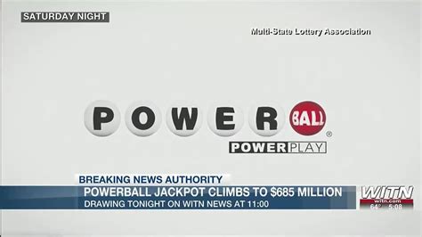 Powerball Drawing Tonight With 685 Million Jackpot Available Youtube