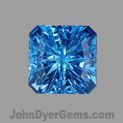 Super Swiss Blue Topaz Starbrite Cut Carats John Dyer Gems