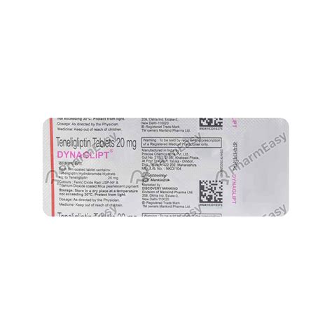 dynaglipt tab   side effects dosage composition price