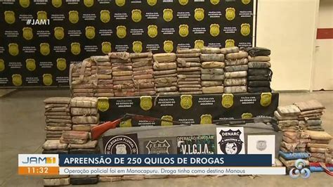 Mais de 200 kg de drogas são apreendidos em embarcação durante ação no