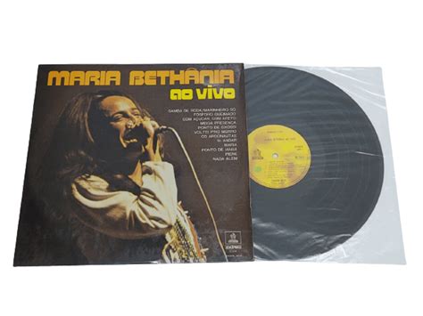 Lp Vinil Maria Beth Nia Ao Vivo Item De M Sica Vinil Usado