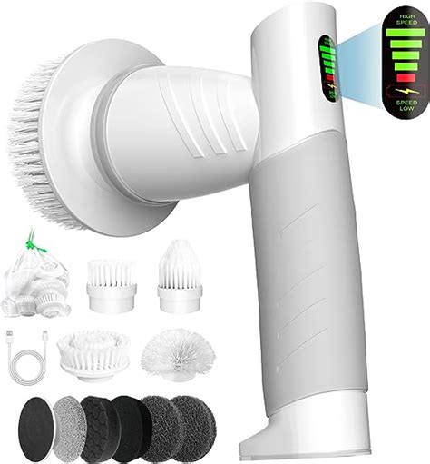 Elektrische Reinigungsbürste Mit 9 Reinigungsköpfen Elektrische