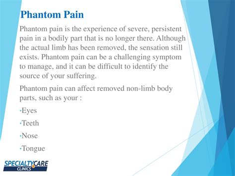 PPT - Phantom Pain - Causes, Symptoms and Treatment PowerPoint Presentation - ID:12031498