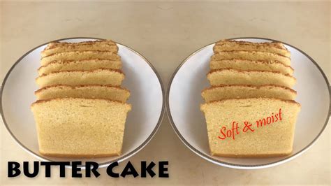 How To Bake Super Soft Moist Butter Cake Recipe Youtube