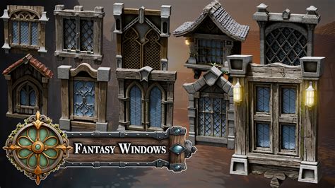 Blender Massive Fantasy Windows Asset Pack Blender Market