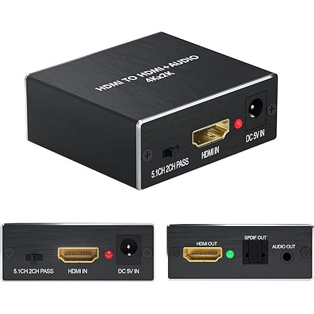 Neoteck Hdmi Audio Extractor K Hz Yuv And Hdr Adapter Hdmi