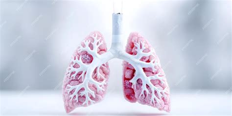 Healthy vs Damaged Lung Alveoli Effects of Cigarette Smoke Concept Lung ...