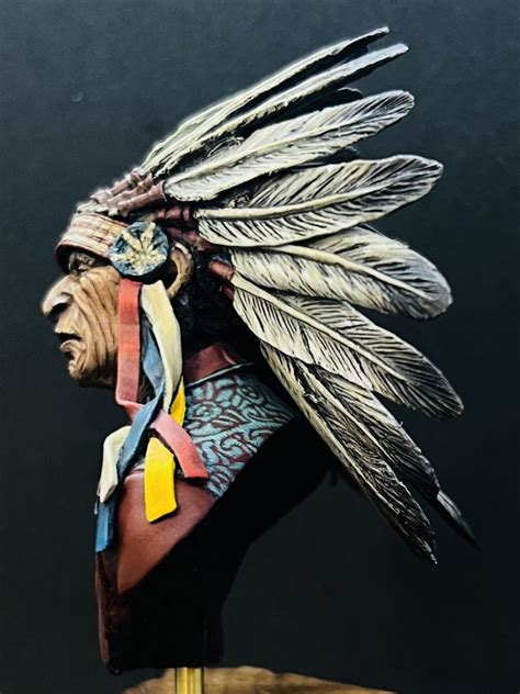 American Indian By Jerry Allen Putty Paint