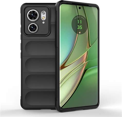 Guizzcg für Motorola Moto Edge 40 Magnetische Hülle Soft TPU Stoßstange