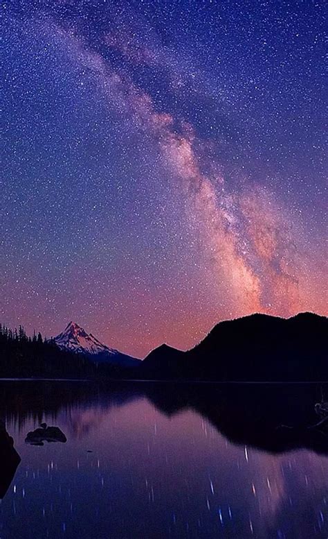 唯美星空 夜空 星光 夜景 自然风景 Iphone 高清图片，堆糖，美图壁纸兴趣社区