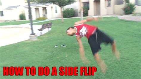 Tutorial How To Do A Side Flip Youtube