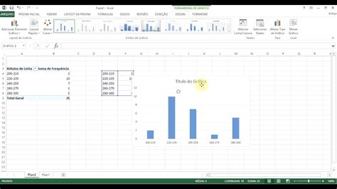 Histograma E Intervalo De Classe Excel YouTube