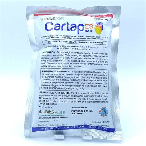 LEADS AGRI CARTAP HYDROCHLORIDE 100 GRAMS Shopee Philippines