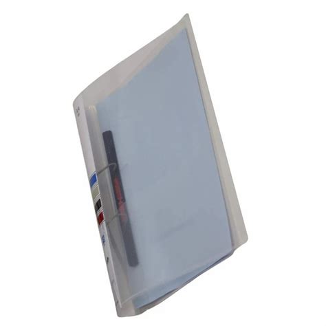transparent pvc plastic file folder  office size   piece