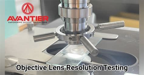 Objective Lens Resolution Testing | Vision Systems Design