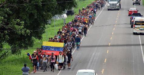 Sale La Primera Caravana Migrante De Venezolanos