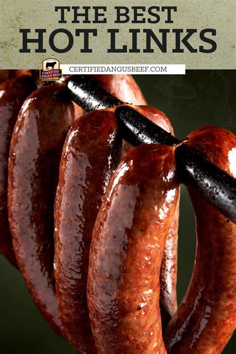 Texas Smoked Hot Links Homemade Sausage Recipes Smoked Sausage Recipes Smoked Food Recipes