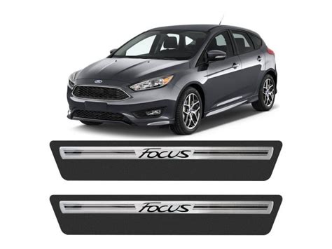 Jogo Soleira Premium Elegance Ford Focus 2009 2022 4 Portas Vinil