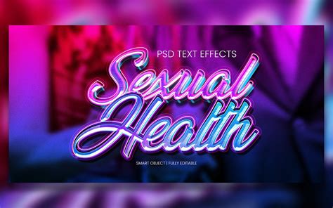 Sexual Health Text Effect Graphic By Neyansterdam17 · Creative Fabrica