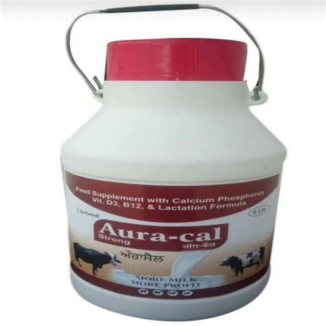 Aura Cal Veterinary High Performance Chelated Calcium For Cattle Cow And Buffalo 5 Liter Jiomart