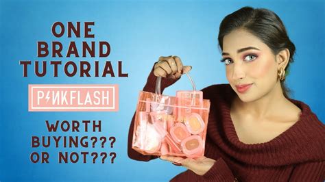 Full Face Of Pink Flash Makeup Affordable Makeup Products Review In English Youtube