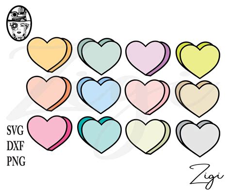 Conversation Hearts Svg, Valentines Day Svg, Candy Hearts Svg, Valentine Shirt Svg, Valentine ...