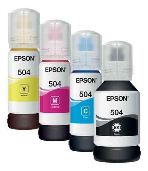 Pack 4 Tintas Epson T504 Imp L4150 L4160 L6161 L6171 C Iva Mercado Libre