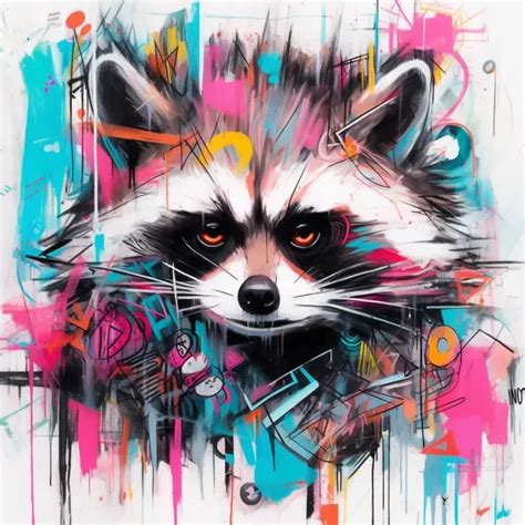 Stylish Graffiti Drawings Of Animals Midjourney Prompt | PromptBase