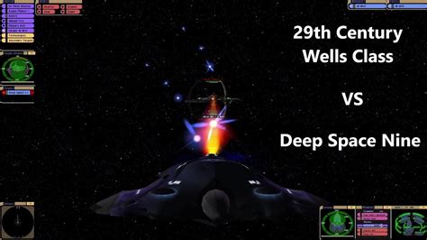 29th Century Wells Class Vs Deep Space Nine Star Trek Bridge Commander Battle Youtube