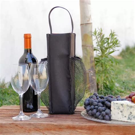 Sacola Bolsa Térmica Wine Bag P Vinho Espumante Champanhe