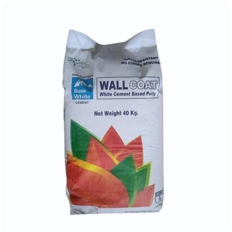 Kg White Cement Based Wall Putty At Rs Bag Cement Putty In