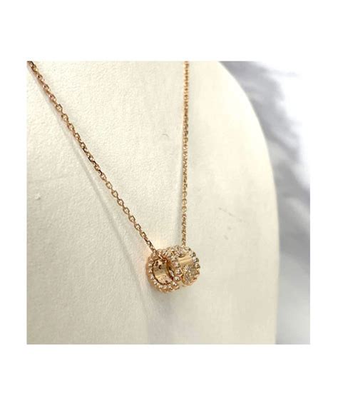 Van Cleef Arpels K Rose Gold Perl E Clover Pendant Diamond Necklace