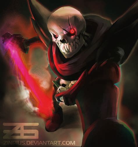 Underfell - Papyrus by Zinrius on DeviantArt