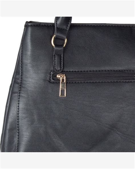 Riachuelo Bolsa Feminina Alnisa Tote Média Niqueleira Preto