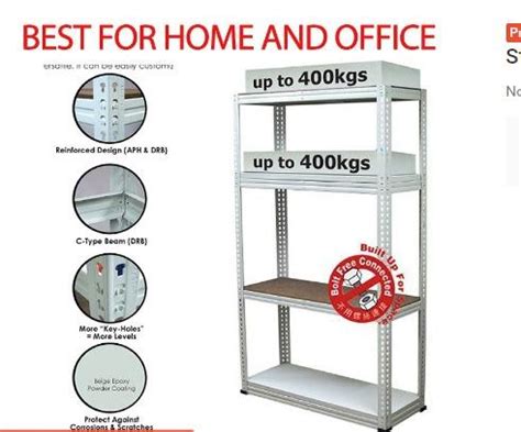 Mystar Boltless Shelf Rack Shelving Bs Fibre Board Shelf Storage