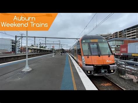 NSW Trains Vlog 9 Auburn Weekend Trains YouTube