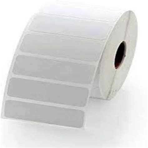 White Self Adhesive Polyester Labels Packaging Type Roll Size