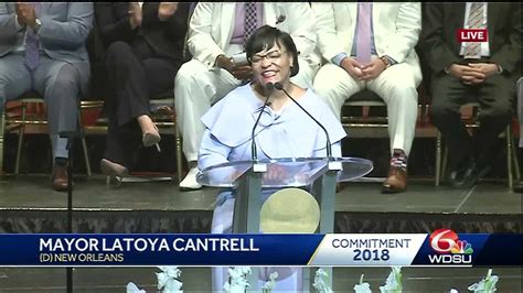 LaToya Cantrell delivers first speech as mayor of New Orleans