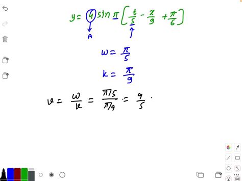 The Equation Of A Progressive Wave Is Y 8 Sin[π T 10 X 4 π