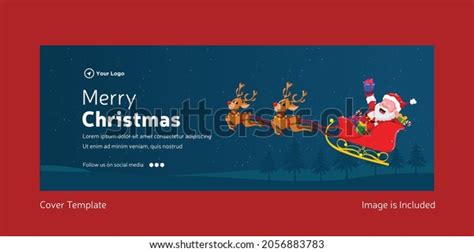 Creative Cover Page Design Merry Christmas Stock Vector (Royalty Free ...