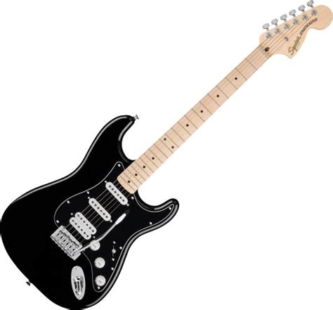 Squier Fsr Affinity Series Stratocaster Hss Black Pickguard Ltd Black Str Shape Electric Guitar