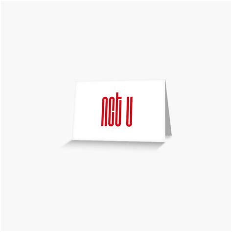 "NCT U - Logo" Greeting Card by alphabethle | Redbubble