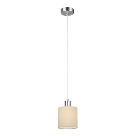 Lampa wisząca Natina E14 1x25 W brązowy chrom satyna Bricomarche pl