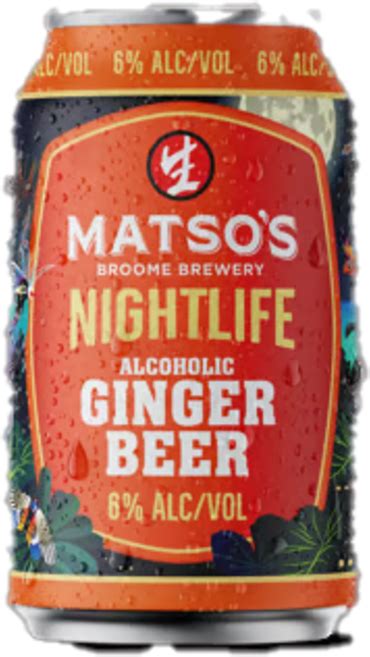 Matsos Nightlife Strong Gingerbeer Can X Ml Liquor Legends