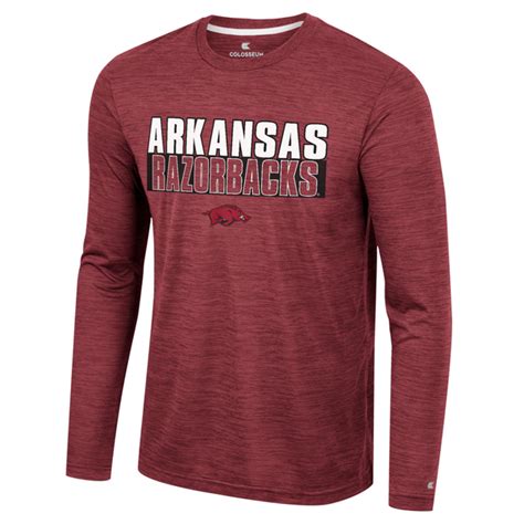 Arkansas Razorbacks Positraction Long Sleeve T-Shirt - Arkansas ...