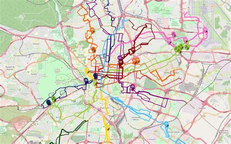 El Mapa De Madrid Que Sustituye Las L Neas De Metro Por Itinerarios